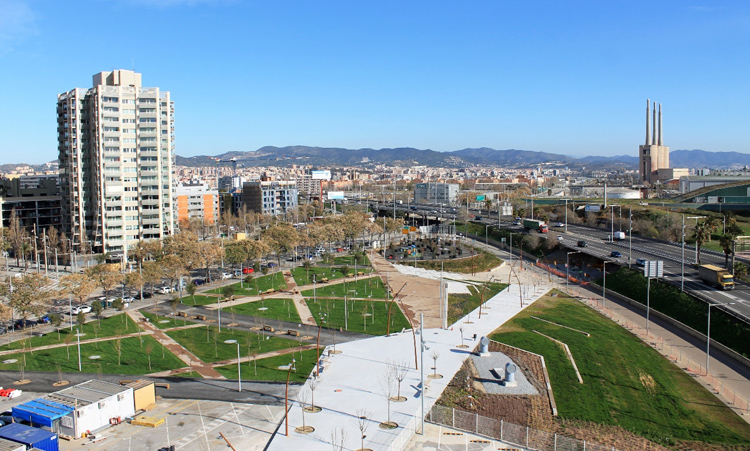 Plano general del Parc del Campus Diagonal-Besòs. Foto: ACN Ajuntament de Barcelona