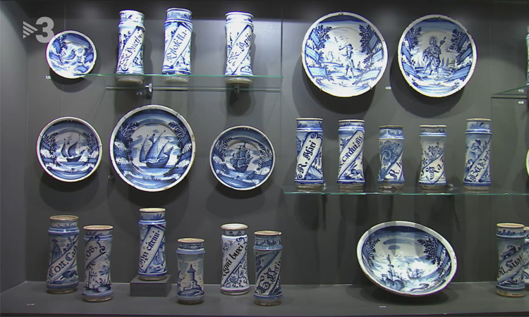 Una muestra de las piezas de cerámica que pueden verse en este sorprendente museo. Foto: TV3
