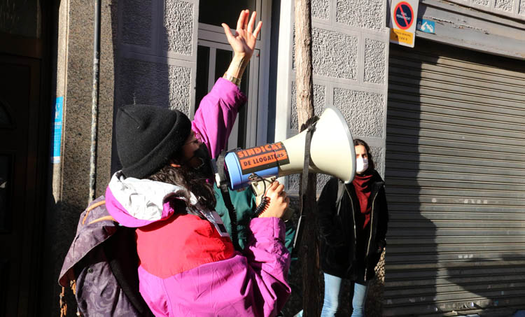 El Sindicat de Llogaters exige que se respete la regulación de alquileres en Catalunya. - Foto: ACN Gemma Sánchez